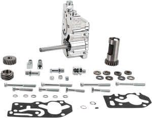 S&s Cycle - HVHP Oil Pump Cover Kit - Standard - High Volume/High Pressure (HVHP) Polished Billet Oil Pump - 31-6298