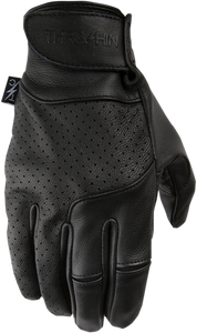 Thrashin - Siege Leather Gloves - Black - 2XL - Siege Gloves - TSG-0001-12