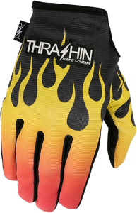 Thrashin - Stealth Gloves - Flame - Large - Stealth Gloves - SV1-07-10