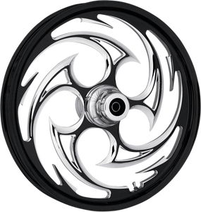 Rc Component - Savage Eclipse Front Wheel - Single Disc/No ABS - Black - 16"x3.50" - '00-'06 FLST - One-Piece Forged Aluminum Wheel  Savage Eclipse - 16350-9916-85E Rc Component - Savage Eclipse Front Wheel - Single Disc/No ABS - Black - 16"x3.50" - '00-'06 FLST - One-Piece Forged Aluminum Wheel  Savage Eclipse - 16350-9916-85E
