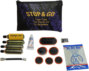 Stop & Go International - Scooter Tire Repair Kit - Scooter Tire Repair and Inflation Kit - TTRK1 Stop & Go International - Scooter Tire Repair Kit - Scooter Tire Repair and Inflation Kit - TTRK1