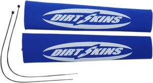Schampa & Dirt Skins - 12.25" Standard Dirt Skins Fork Covers - 2 mm Neoprene - Blue/White - Dirt Skins Fork Covers Long - DSFRKSEAL15-2 Schampa & Dirt Skins - 12.25" Standard Dirt Skins Fork Covers - 2 mm Neoprene - Blue/White - Dirt Skins Fork Covers Long - DSFRKSEAL15-2