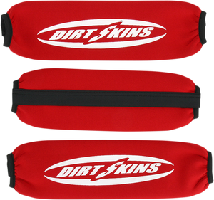 Schampa & Dirt Skins - Neoprene Shock Covers - Red - Neoprene Shock Covers - DS01-3 Schampa & Dirt Skins - Neoprene Shock Covers - Red - Neoprene Shock Covers - DS01-3