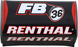 Renthal - Bar Pad - Fatbar36 - Black/White/Red - Fatbar36 Bar Pad - P335 Renthal - Bar Pad - Fatbar36 - Black/White/Red - Fatbar36 Bar Pad - P335