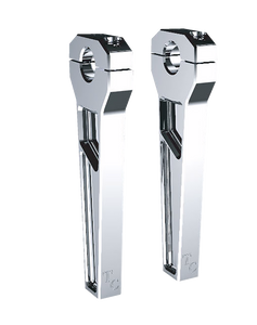 Todd's Cycle - Risers - 1-1/8" Clamping - 8" Rise - Chrome - Risers - TD-R21-08 Todd's Cycle - Risers - 1-1/8" Clamping - 8" Rise - Chrome - Risers - TD-R21-08