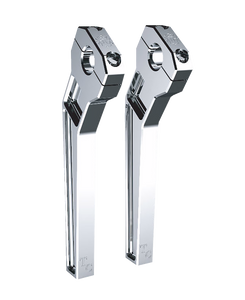 Todd's Cycle - Risers - Pullback - 1-1/8" Clamping - 10" Rise - Chrome - Risers - TD-R22-10