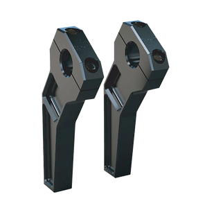 Todd's Cycle - Risers - Pullback - 1-1/8" Clamping - 6" Rise - Black - Risers - TD-R22-06B Todd's Cycle - Risers - Pullback - 1-1/8" Clamping - 6" Rise - Black - Risers - TD-R22-06B