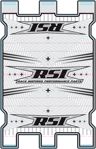 Race Shop Inc. - Bar Pad - Small - White - Cold Weather Handlebar Pad - BPS-WHITE Race Shop Inc. - Bar Pad - Small - White - Cold Weather Handlebar Pad - BPS-WHITE