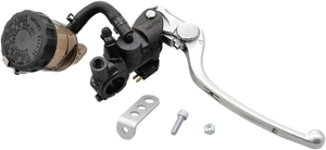 Shindy - Master Cylinder - Radial - 19 mm - Black/Silver - Smoke Reservoir - Radial Master Brake Kit - 17-658S Shindy - Master Cylinder - Radial - 19 mm - Black/Silver - Smoke Reservoir - Radial Master Brake Kit - 17-658S