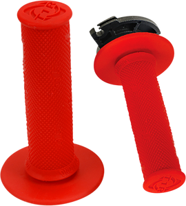 Torc1 - Grips - Defy - Lock-On - Red - Defy Lock On Grips - 4650-0402 Torc1 - Grips - Defy - Lock-On - Red - Defy Lock On Grips - 4650-0402