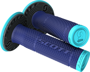 Scott - Grips - SX II - Blue/Blue - SX II + Donut Grips - 219624-6012