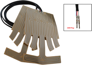 Race Shop Inc. - Grip Heater - Extended - 2-Wire Terminal - Ski Doo - High Power Grip Heater Element Kit with OEM Connector - GH-18 Race Shop Inc. - Grip Heater - Extended - 2-Wire Terminal - Ski Doo - High Power Grip Heater Element Kit with OEM Connector - GH-18