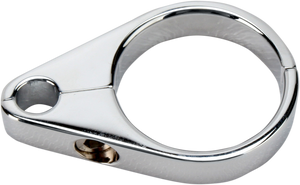 Wild 1 - Cable Guide - 1-1/4" - Throttle/Brake - Chrome - Billet Cable and Brake Line Guide - WO831 Wild 1 - Cable Guide - 1-1/4" - Throttle/Brake - Chrome - Billet Cable and Brake Line Guide - WO831