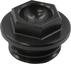 Works Connection - Oil Fill Plug - Black - Aluminum Oil Filler Plug - 24-021