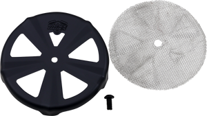 Vance & Hines - VO2 Air Cleaner Insert - Black - Air Cleaner Insert  Skullcap Crown - 71019