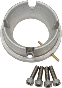 Wsm - Adapter with Oil Injection - Silver - 44 mm - Carburetor Adapter - 006-661-01 Wsm - Adapter with Oil Injection - Silver - 44 mm - Carburetor Adapter - 006-661-01