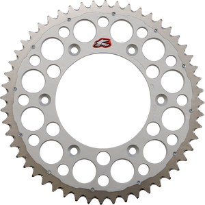 Renthal - Twinring Rear Sprocket - 52 Tooth - Silver - Twinring Rear Sprocket - 1540-520-52GPSI