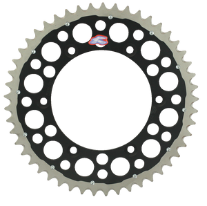 Renthal - Twinring Rear Sprocket - 50 Tooth - Black - Twinring Rear Sprocket - 1120-520-50GPBK