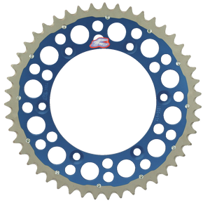 Renthal - Twinring Rear Sprocket - 49 Tooth - Blue - Twinring Rear Sprocket - 1500-520-49GPBU