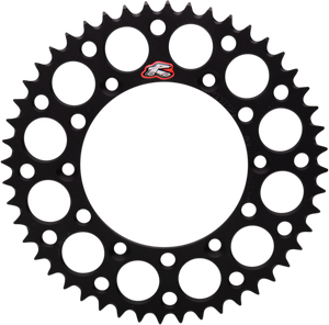 Renthal - Sprocket - Suzuki - Black - 48 Tooth - Rear Sprocket - 123U-520-48GYBK