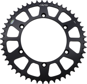Sunstar Sprockets - Rear Sprocket - 49 Tooth - Kawasaki - Black - Aluminum Rear Sprocket - 5-361949BK Sunstar Sprockets - Rear Sprocket - 49 Tooth - Kawasaki - Black - Aluminum Rear Sprocket - 5-361949BK
