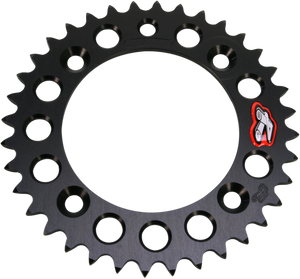 Renthal - Sprocket - Black - 38 Tooth - Rear Sprocket - 49141538PBK Renthal - Sprocket - Black - 38 Tooth - Rear Sprocket - 49141538PBK
