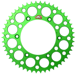 Renthal - Sprocket - Kawasaki - Green - 52 Tooth - Rear Sprocket - 112U-520-52GEGN