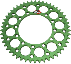 Renthal - Sprocket - Kawasaki - Green - 50 Tooth - Rear Sprocket - 191U-420-50GEGN
