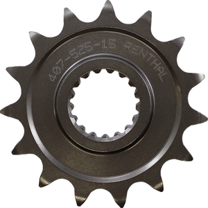 Renthal - Countershaft Sprocket - 15 Tooth - Aprilia - Countershaft Sprocket - 407--525-15P Renthal - Countershaft Sprocket - 15 Tooth - Aprilia - Countershaft Sprocket - 407--525-15P