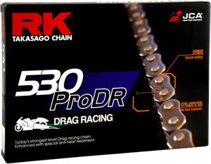Rk - 530 Pro DR - Drag Racing Chain - 160 Links - 530 Pro DR Drag Racing Chain - 530PRODR-160 Rk - 530 Pro DR - Drag Racing Chain - 160 Links - 530 Pro DR Drag Racing Chain - 530PRODR-160
