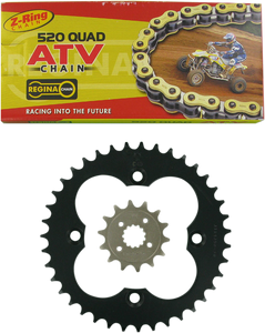 Regina - Chain and Sprocket Kit - Honda - TRX 400EX - '05-'08/TRX 400X - '09-'14 - Chain and Sprocket Kit - 5QUAD/094KHO025 Regina - Chain and Sprocket Kit - Honda - TRX 400EX - '05-'08/TRX 400X - '09-'14 - Chain and Sprocket Kit - 5QUAD/094KHO025