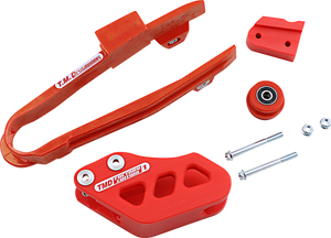 Tag Metals - Chain Guide/Slider - Gas Gas - Red - Chain Guide and Slider Kit - DCK-GGM-RD Tag Metals - Chain Guide/Slider - Gas Gas - Red - Chain Guide and Slider Kit - DCK-GGM-RD
