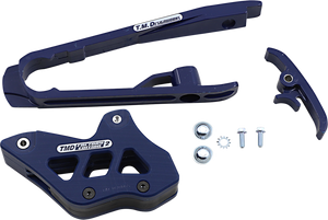 Tag Metals - Chain Guide/Slider - KTM/Husqvarna - Blue - Chain Guide and Slider Kit - DCK-KT3-BL2 Tag Metals - Chain Guide/Slider - KTM/Husqvarna - Blue - Chain Guide and Slider Kit - DCK-KT3-BL2