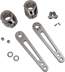 Rivco - Adjustable Highway Peg Mounts - 1-1/4" - Chrome - Adjustable Highway Peg Mount - HD005 Rivco - Adjustable Highway Peg Mounts - 1-1/4" - Chrome - Adjustable Highway Peg Mount - HD005