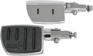 Rivco - Flatfoot Wide Pegs - Chrome - Flatfoot Pegs - PEGSW