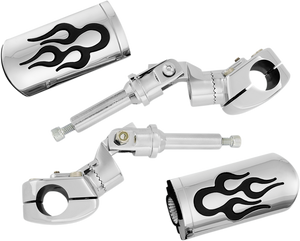 Show Chrome - Highway Pegs - Flame - GL1800 - Highway Mounts - 21-355P Show Chrome - Highway Pegs - Flame - GL1800 - Highway Mounts - 21-355P