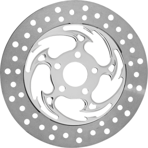 Rc Component - Brake Rotor - Left Front - Savage - Chrome - Floating Front Rotor - COG11785CLF2K