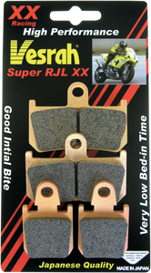 Vesrah - JL Sintered Metal Brake Pads - VD-277RJL-XX - RJL XX High-Performance Race Pads - VD-277XX