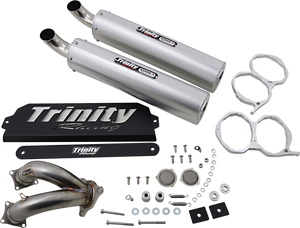 Trinity Racing - RZR Pro XP Muffler - Brushed - Stage 5 Slip-On Mufflers - TR-4173S Trinity Racing - RZR Pro XP Muffler - Brushed - Stage 5 Slip-On Mufflers - TR-4173S