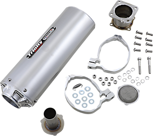 Trinity Racing - Muffler - Brushed - Slip-On Muffler - TR-4176S Trinity Racing - Muffler - Brushed - Slip-On Muffler - TR-4176S