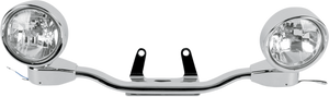 Show Chrome - Elliptical Light Bar -XVS650 3.5 - Elliptical Driving Light Kits - 63-142 Show Chrome - Elliptical Light Bar -XVS650 3.5 - Elliptical Driving Light Kits - 63-142