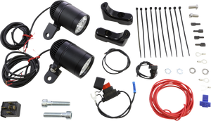 Rivco - Fork-Mounted Driving Lights - '96-'14 FLH - LED Driving Light Set - HD006A Rivco - Fork-Mounted Driving Lights - '96-'14 FLH - LED Driving Light Set - HD006A