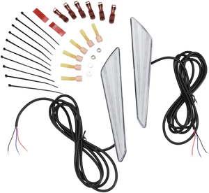 Show Chrome - LED Marker Lights - Clear Lens/Amber LEDs - GL1800 - Dual-Function LED Marker Light - 52-922A Show Chrome - LED Marker Lights - Clear Lens/Amber LEDs - GL1800 - Dual-Function LED Marker Light - 52-922A