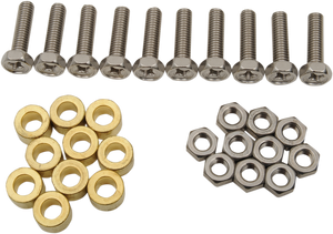 Yuasa - Battery Bolt/Nut Set - 6X22SS - Battery Hardware/Parts  Hardware - PACK5BNBSS22M Yuasa - Battery Bolt/Nut Set - 6X22SS - Battery Hardware/Parts  Hardware - PACK5BNBSS22M