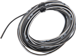 Shindy - 14A Wire - 13' - Black/White - Colored Wiring - 16-682 Shindy - 14A Wire - 13' - Black/White - Colored Wiring - 16-682