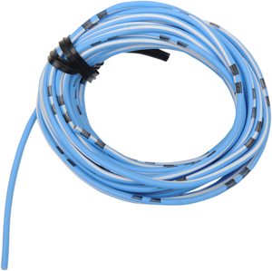 Shindy - 14A Wire - 13' - Sky Blue/White - Colored Wiring - 16-690 Shindy - 14A Wire - 13' - Sky Blue/White - Colored Wiring - 16-690