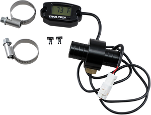 Trail Tech - Universal Temperature Meter - Surface Mount - Black - 19 mm - Temperature Meter - 742-EH1 Trail Tech - Universal Temperature Meter - Surface Mount - Black - 19 mm - Temperature Meter - 742-EH1