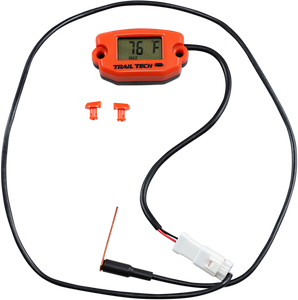 Trail Tech - Universal Temperature Meter - Surface Mount - Black - 8 mm - Temperature Meter - 742-EF8