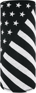 Zan Headgear - Motley Tube - Sport Flag - Black/White - Motley Tube Neck Tube - TL091 Zan Headgear - Motley Tube - Sport Flag - Black/White - Motley Tube Neck Tube - TL091