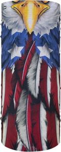 Zan Headgear - Motley Tube Polyester Neck Tube - USA Eagle - Motley Tube Polyester Neck Tube - T454 Zan Headgear - Motley Tube Polyester Neck Tube - USA Eagle - Motley Tube Polyester Neck Tube - T454